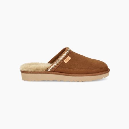 UGG Tasman Slip-On Brown Slippers for Men (AOSJ64315)